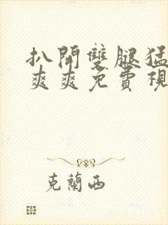 扒开双腿猛进入爽爽免费视频