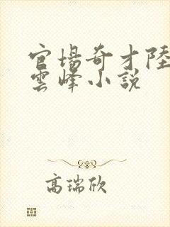 官场奇才陆羽刘云峰小说