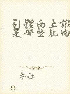 引体向上锻炼的是哪些肌肉