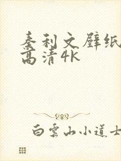 秦利文壁纸全屏高清4k