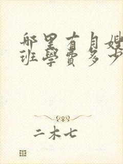 哪里有月嫂培训班学费多少钱