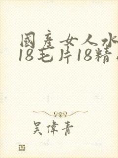 国产女人水真多18毛片18精品