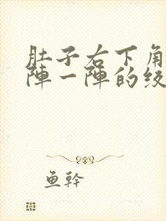 肚子右下角痛一阵一阵的绞痛