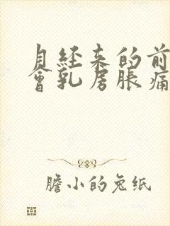 月经来的前几天会乳房胀痛