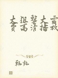 大狙击大雷一免费高清播放在线观看