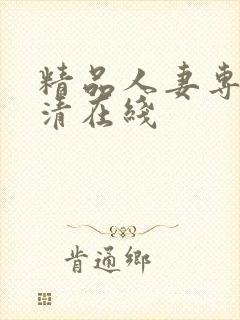 精品人妻专区高清在线