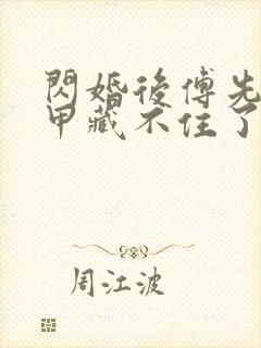 闪婚后傅先生马甲藏不住了完全版