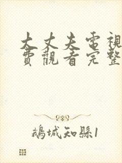 大丈夫电视剧免费观看完整版高清