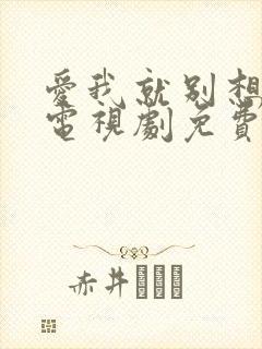 爱我就别想太多电视剧免费播放