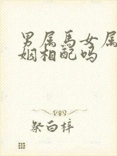 男属马女属兔婚姻相配吗