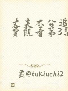 丈夫不公追我免费观看第3集