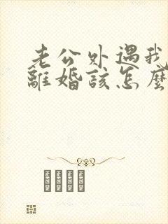 老公外遇我不想离婚该怎么做