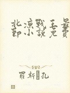 北凉战王最新章节小说免费阅读封面