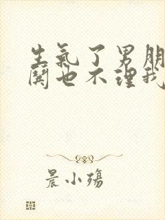 生气了男朋友不哄也不理我