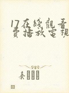 17在线观看免费播放电视剧大全