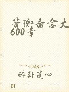 萧衡乔念大结局600章封面