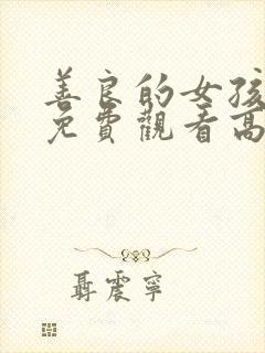 善良的女孩韩剧免费观看高清电视剧