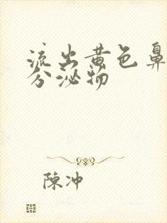 流出黄色鼻涕样分泌物