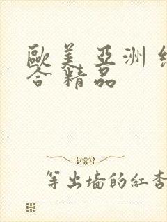 欧美 亚洲 综合 精品