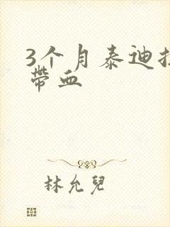 3个月泰迪拉稀带血