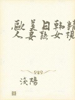 ,欧美日韩精品人妻熟女视频中文字幕