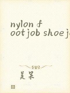 nylon footjob shoejob girl