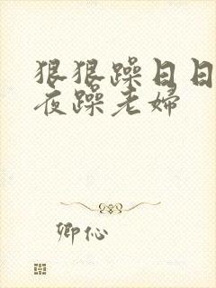 狠狠躁日日躁夜夜躁老妇