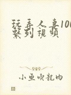 玩弄人妻100系列视频