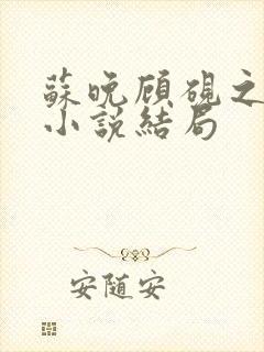 苏晚顾砚之原著小说结局