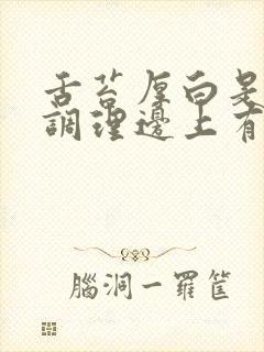 舌苔厚白是怎么调理边上有齿痕