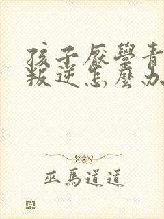 孩子厌学青春期叛逆怎么办封面