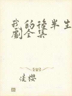 我的后半生电视剧全集封面