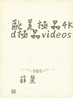 欧美极品4khd极品videos