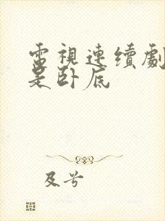 电视连续剧俺爹是卧底