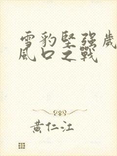 雪豹坚强岁月骑风口之战