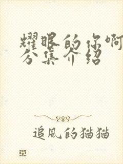 耀眼的你啊剧情分集介绍