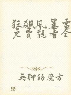 狂飙风暴电视剧免费观看全集