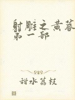 射雕之黄蓉新传第一部