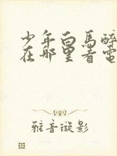 少年白马醉春风在哪里看电视剧