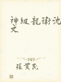 神级龙卫沈浪全文