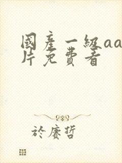 国产一级aa淫片免费看