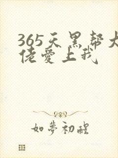 365天黑帮大佬爱上我