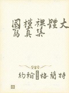 国模裸体大尺度写真集