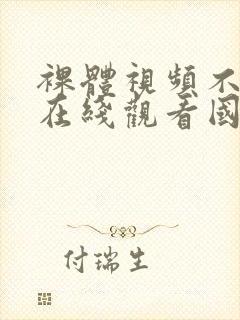 裸体视频不遮挡在线观看国产