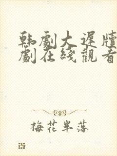 韩剧大迟牍电视剧在线观看