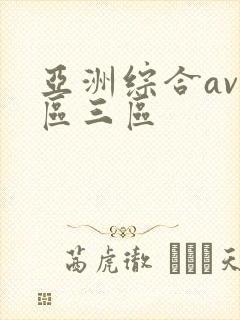 亚洲综合av二区三区