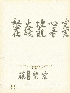 怒火攻心完整版在线观看完整免费高清封面