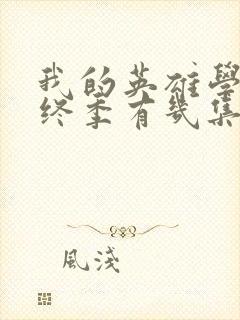 我的英雄学院最终季有几集