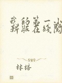 我的第一小说最新版在线阅读全文