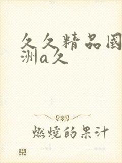 久久精品国产亚洲a久